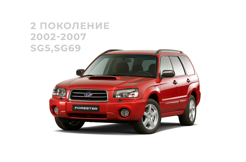Субару Форестер 2 поколение 2002-2007, SG5, SG69