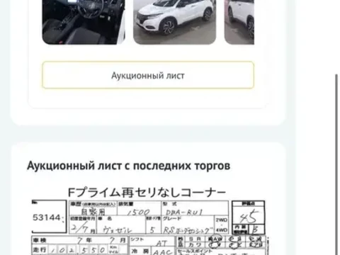 Honda Vezel 2020