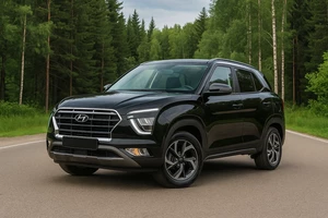 Хендай Крета 2 поколение на фоне леса