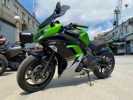 Kawasaki Ninja 400 мотоцикл зеленый