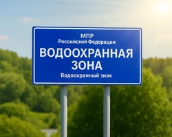 Знак водоохранной зоны