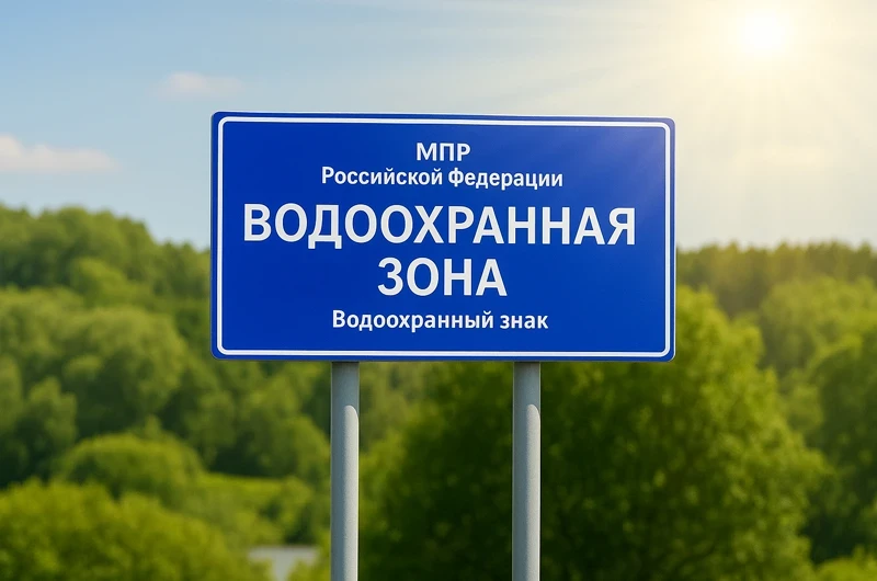 Знак водоохранной зоны