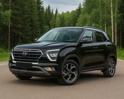 Хендай Крета 2 поколение на фоне леса