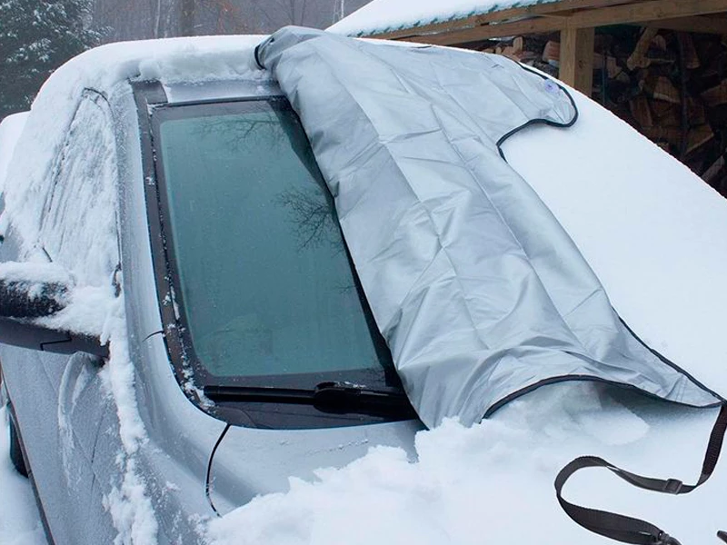 экран от снега на автомобиле