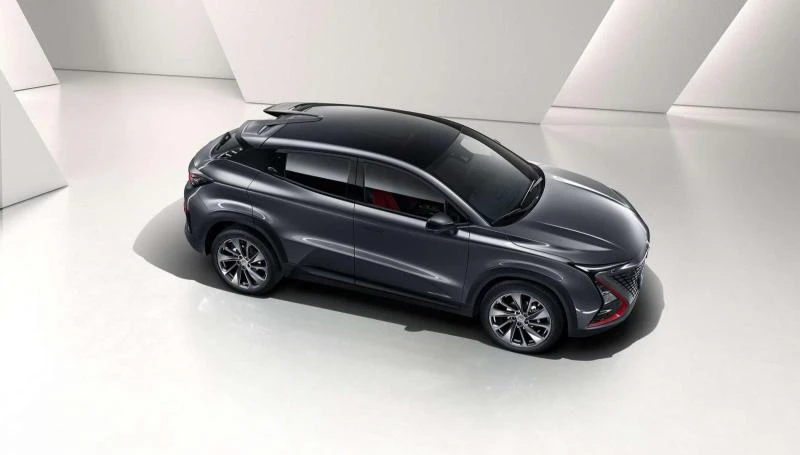 Changan Uni-T вид сверху
