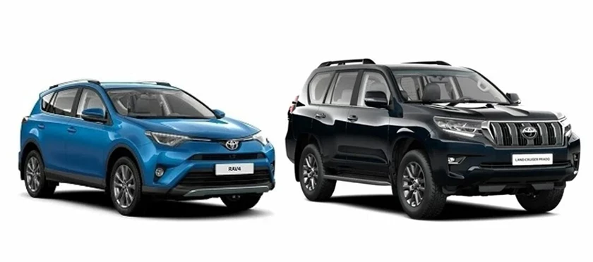 rav4 vs tayota prado